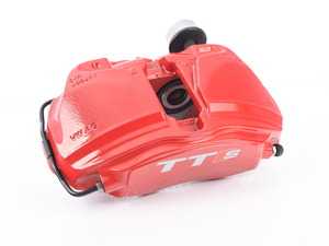 ES#3180410 - 8S0615107H - Front Brake Caliper - Left (Tornado Red) - Restore your stopping power - Genuine Volkswagen Audi - Audi