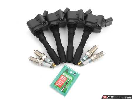 ES#3137544 - 06K905110KKT3 - Ignition Service Kit - Featuring Genuine coils and Denso iridium spark plugs - Assembled By ECS - Volkswagen