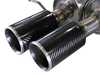 ES#2985589 - 49-36317-C - Cat Back Exhaust System - Carbon Fiber Tips - Mandrel-bent stainless steel with carbon fiber tips - AFE - BMW