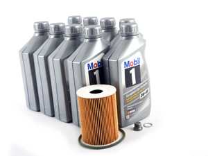 ES#3659065 - MACV6OSKKT1 - Genuine Oil Service Kit (0w-40) - Includes Genuine filter and Genuine Mobil 1 A40 Spec Oil - Genuine Porsche - Porsche