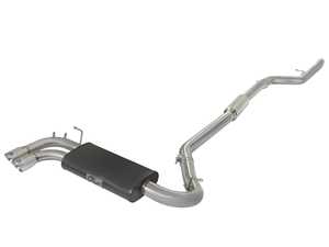 ES#3612853 - 49-36329-P - AFE Mach Force-Xp Cat-Back Exhaust System - MACH Force-Xp 3 to 2-1/4in Stainless Steel Cat-Back Exhaust Sys w/Polished Tip BMW 328i/428i (F30/F32) 12-16 I4-2.0L (t) N20 - AFE - BMW
