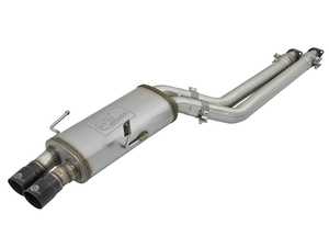 ES#3612854 - 49-36332-B - AFE Mach Force-Xp Cat-Back Exhaust System - MACH Force-Xp Stainless Steel Cat-Back Exhaust System w/ Black Tip BMW M3 (E36) 96-99 L6-3.2L (S52) - AFE - BMW