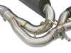 ES#3176692 - 49-36333-B - MACH Force-Xp Axle-Back Exhaust System - Stainless steel axle-back exhaust with 4" black tips for maximum sound & performance - AFE - BMW