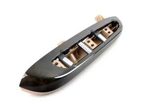 ES#112486 - 51437155986 - E46 Wood Armrest - Rear Left - Grau/Eukalyptus - For coupe models only - Genuine BMW - BMW
