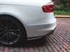 ES#3981217 - 024846ecs01KT - Audi B8.5 S4 / A4 S-Line Carbon Fiber Rear Bumper Side Splitters - Spice up the exterior of your Audi with genuine carbon fiber spats! - ECS - Audi