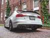 ES#3981217 - 024846ecs01KT - Audi B8.5 S4 / A4 S-Line Carbon Fiber Rear Bumper Side Splitters - Spice up the exterior of your Audi with genuine carbon fiber spats! - ECS - Audi