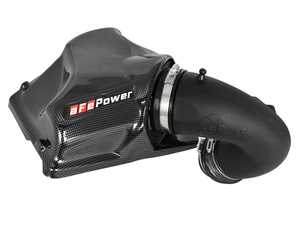 ES#3493466 - 51-12922-C - AFe Power Magnum Force Stage 2 Dry S Cold Air Intake System W/ Carbon Fiber Look Cover  - Carbon fiber cold air intake - AFE - BMW