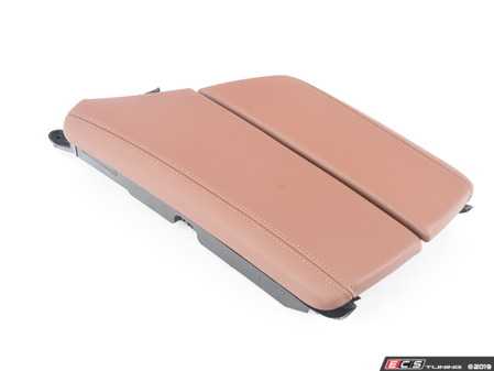 ES#2643441 - 51169216869 - F10 Leather Armrest - Front Center - Zimtbraun - Genuine BMW - BMW