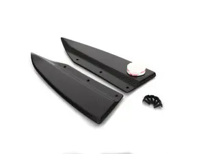 Audi B8.5 S4 / A4 S-Line Carbon Fiber Rear Bumper Side Splitters
