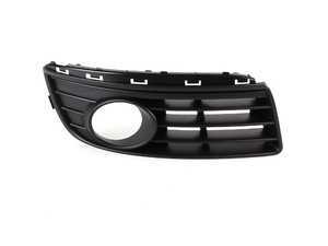 ES#6520 - 1K0853666E9B9 - Right Slotted Grille - With Fogs - Passenger side slotted grille for vehicles with foglights - Genuine Volkswagen Audi - Volkswagen