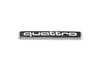 ES#2725578 - 8V0853737A - 'Quattro' Emblem - Chrome - Replace your worn or missing emblem  - Genuine Volkswagen Audi - Audi