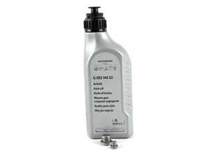ES#3980568 - G052145S2KT4 - Front Differential Service Kit - Includes synthetic gear oil (G052145S2) and drain/fill plugs with seals - Genuine Volkswagen Audi - Audi