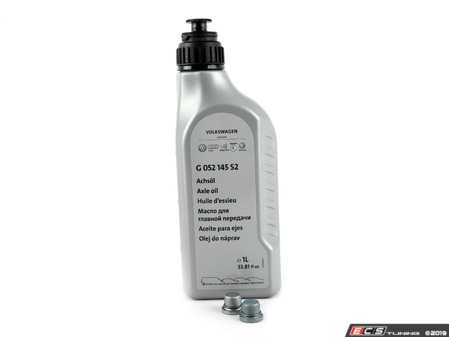 ES#3980570 - G0521KT - Rear Differential Service Kit - Includes synthetic gear oil (G052145S2) and drain/fill plugs - Genuine Volkswagen Audi - Audi