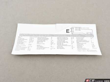 ES#185147 - 71236901564 - LABEL - Genuine BMW - BMW