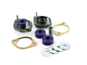 ES#2778156 - PFR5-5630-12x2 - E36 Performance Street Rear Shock Mount - 12mm - Eliminate suspension knock while improving handling and steering feel - Powerflex - BMW