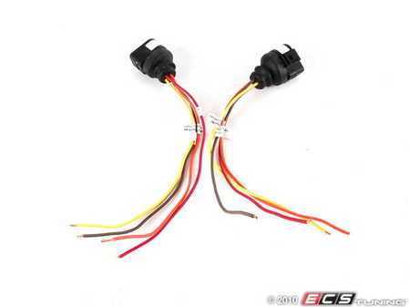 ES#86 - A4UROWIRINGKIT-A - Headlight Conversion Wiring Harness Set  - Easily convert your two-piece headlights to the one-piece assemblies - ECS - 