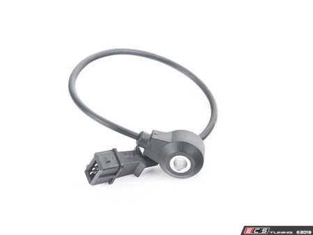 ES#3625163 - 12141401238 - Black Knock Sensor With Harness - 300mm - Detects engine knock and changes timing accordingly - FAE - Volkswagen