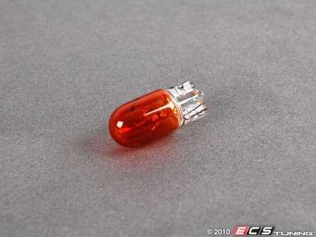 ES#4872 - 17169 -  WY5W Wedge Bulb - Amber - Priced Each - 194 series bulb. 12V-5W - OE Aftermarket - Audi Volkswagen