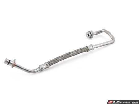 ES#2570549 - 079145141F - Turbo Oil Supply Line - Left Side - Supplies oil to the left side turbocharger - Genuine Volkswagen Audi - Audi