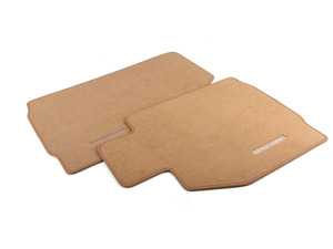 ES#3146893 - 98704480108T43 - Set Of Floor Mats - Sand Beige  - Genuine Sand Beige floor mats - Genuine Porsche - Porsche