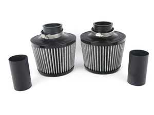 ES#3603608 - BMS-N54-DCI-W - Performance Dual Cone Intake - White - Replace your restrictive air box with these dual high flow cone filters for the highest possible air flow! - Burger Motorsports - BMW