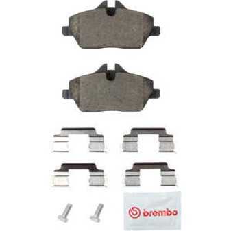 ES#4475978 - P06034N - Front Brake Pads Set  Premium NAO Ceramic OE P06034N - Quality brake pads from an original equipment supplier, dust reduction - Brembo - MINI