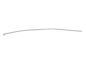 ES#127955 - 51711970105 - Top Window Roof Ledge Trim - Left  - attaches to the left side upper frame for the window. - Genuine BMW - BMW