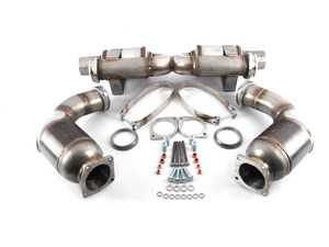 ES#3643357 - 244454 - PORSCHE 997 Turbo 3.6 (480 Hp) '06 -> '09 Rear exhaust Right - Left "Race" + Metallic catalytic converters - Supersprint - Porsche