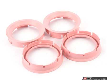 ES#2185347 - AP726571 - 72.6-57.1 Hub Centric Rings - Set Of Four - Plastic 72.6mm to 57.1mm hub centric rings for proper wheel fitment - ECS - Audi BMW Volkswagen
