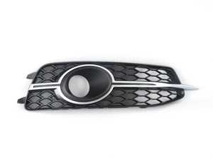 ES#2571394 - 4G0807682K01C - Cooling Air Grille - Satin Black - Right - Lower bumper grille for models with adaptive cruise control (auto distance) - Genuine Volkswagen Audi - Audi