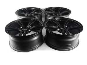 ES#3971068 - 36112284602ktKT - 20" M Double Spoke Style 343 Wheel Matte Black - Staggered Set Of Four - R20x10 ET34 / F20x9 ET32 CB 72.6mm. - Genuine BMW - BMW