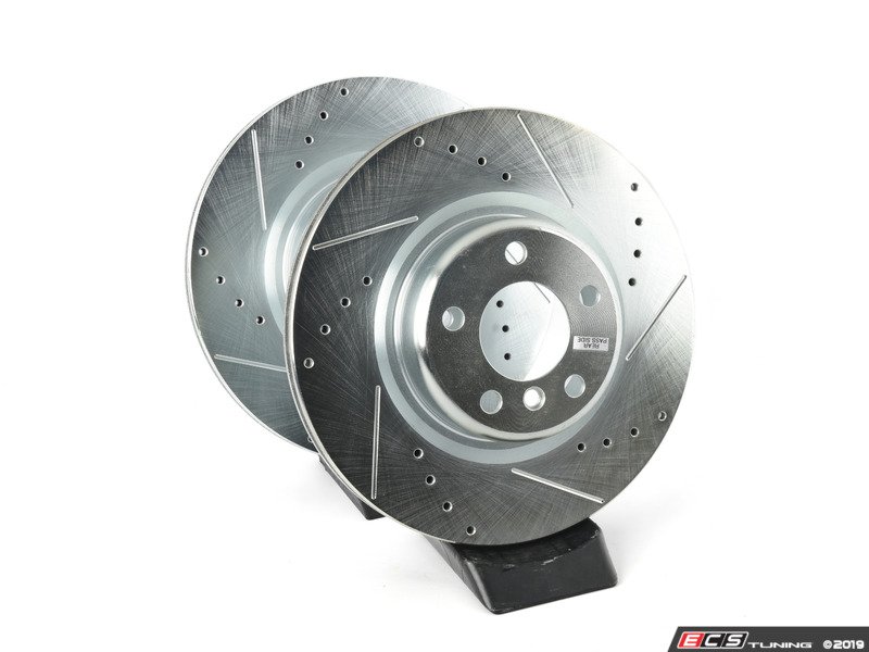 Power Stop EBR1045XPR Drilled / Slotted Brake Rotor For Rear