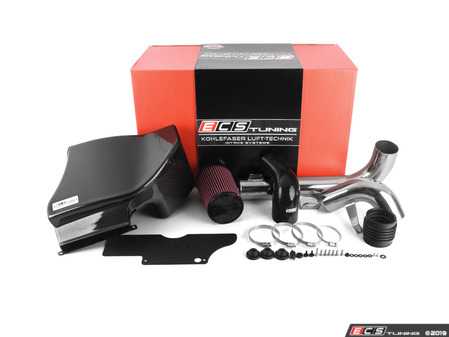 ES#2981602 - 004264ECS01-06 -  Kohlefaser Luft-Technik Intake System - With Carbon Fiber Box & Polished Aluminum Tubes - In House Engineered "Air Technology" for maximum performance and stunning aesthetics - ECS - Volkswagen