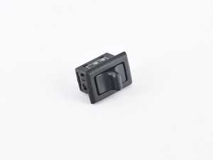 ES#3547195 - 9646136210201C - Satin Black Power Window Switch - Priced Each - Single rocker switch - Three required - Genuine Porsche - Porsche