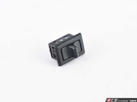 ES#3547195 - 9646136210201C - Satin Black Power Window Switch - Priced Each - Single rocker switch - Three required - Genuine Porsche - Porsche