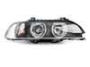 ES#3646947 - 63126912436 - E39 Xenon Headlight - Right - Xenon headlight assembly with angel eyes, comes with amber lens over indicator bulb (EURO SPEC) - Hella - BMW