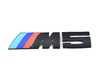 ES#4840001 - IND-E60M-TB-668 -  E60 M5 Painted Trunk Emblem - Gloss Black  - IND - BMW