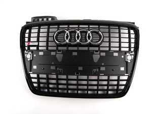 ES#2081150 - 8E0853651MVMZ - S-Line Grille Assembly - Blackout - (NO LONGER AVAILABLE) - Clean up or change your look - Genuine Volkswagen Audi - 