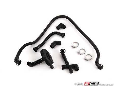 ES#2090780 - 3B0198007 - Emissions Service Kit - Stage 1 - Complete kit to service your problematic PCV and breather hoses - Assembled By ECS - Volkswagen