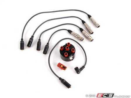 ES#1158 - A32LIK - Ignition System Kit - Comes with rotor cap, ignition rotor & wire set - Assembled By ECS - Volkswagen