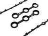 ES#17835 - 11120034106 - Valve Cover Gasket - Set - Includes the spark plug seals - Genuine BMW - BMW