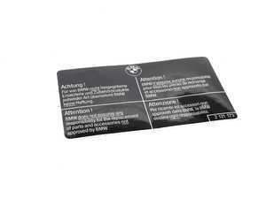 ES#79112 - 51142121173 - 8/LABEL ORIGINAL BMW - Genuine BMW - BMW