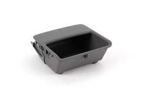ES#6922 - 1K5863383A3z7 - Rear Coin Shelf - Art Grey - Replaces cup holder with pocket/coin tray - Genuine Volkswagen Audi - Volkswagen