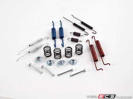 ES#1258 - 1H0698329 - Shoe Hardware Kit - Only for cars with brake drums - Carlson - Volkswagen