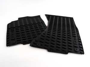 ES#461349 - 8R1061221041 - Front Rubber Floor Mat Set - Black - Extremely durable all-weather mats featuring the 'Q5' logo - Genuine Volkswagen Audi - Audi