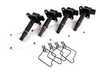 ES#7537 - 06A998001 - Coil Pack Ignition Solution - Stage II - (NO LONGER AVAILABLE) - Includes four OE VW/Audi Hitachi "E" style ignition coils, OEM fasteners & wiring harness heat shield - Assembled By ECS - 
