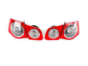 ES#1899329 - 1k5998018 - European LED Tail Light Set - (NO LONGER AVAILABLE) - Direct from Volkswagen AG are these LED European tail lights for your MKV Jetta. Wiring and coding modifications are necessary - Genuine European Volkswagen Audi - 