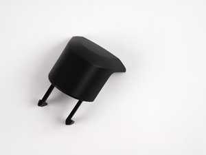 ES#403834 - 6Q0071738P - End Cap - Priced Each - Plastic base bar end cap notorious for cracking - Genuine Volkswagen Audi - Volkswagen