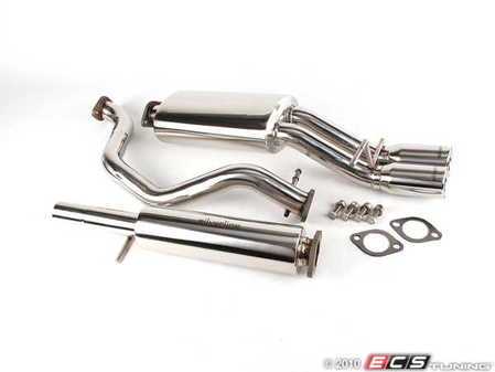 ES#2866 - SDF2440 - Cat-Back Exhaust System - Fully polished 2.25" system - Ansa - Volkswagen