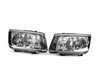ES#10048 - zz560-2122 - European Headlight Set - Black - (NO LONGER AVAILABLE) - With fog lights, clear turn signals, and bulbs - ZiZa - 
